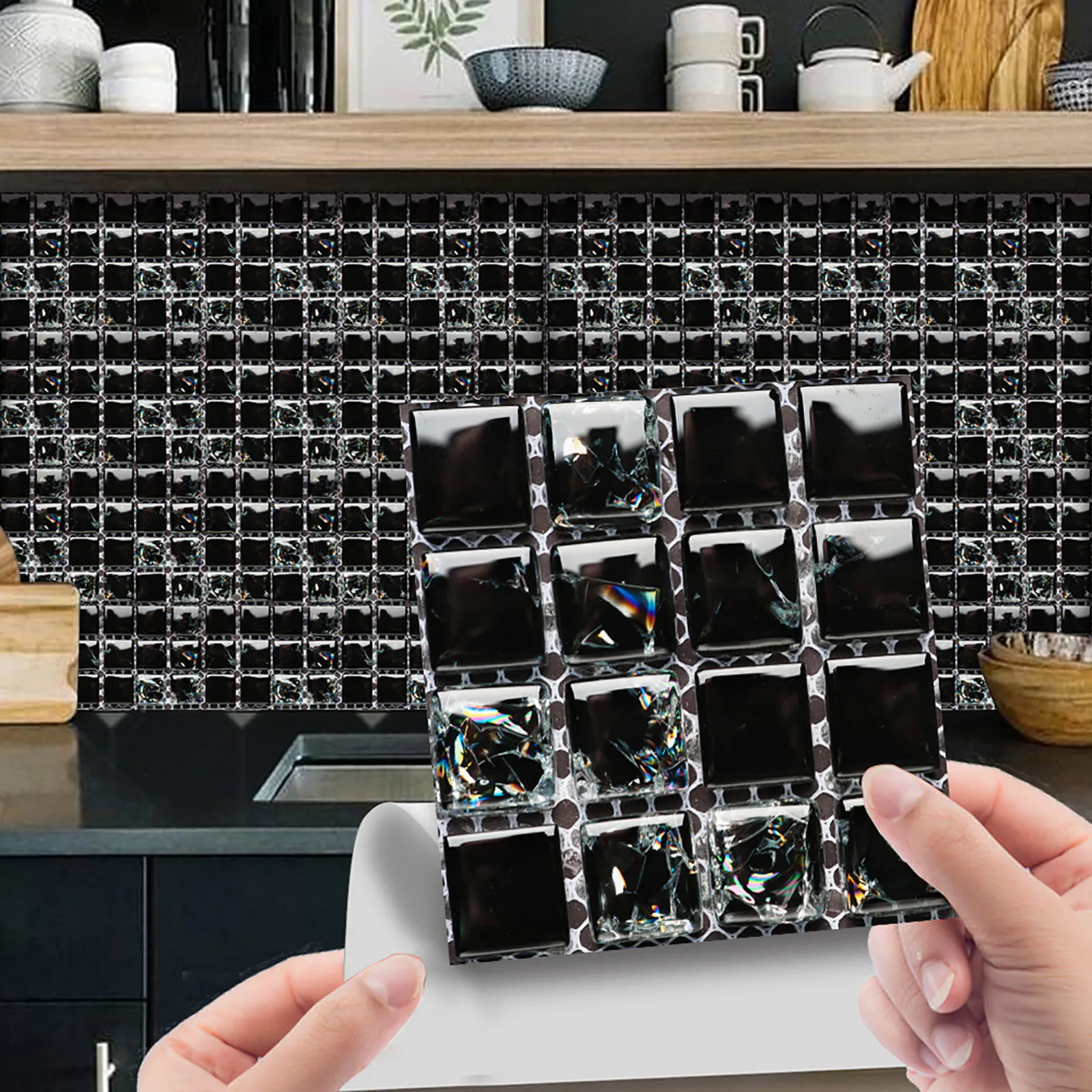 10pc 3d Crystal Tile Stickers Diy Waterproof Self-adhesive Wall Stickers Wall Art Decals For Bar Counter Kitchen Bathroom
10pc 3d Crystal Tile Stickers Diy Waterproof Self-adhesive Wall Stickers Wall Art Decals For Bar Counter Kitchen Bathroom