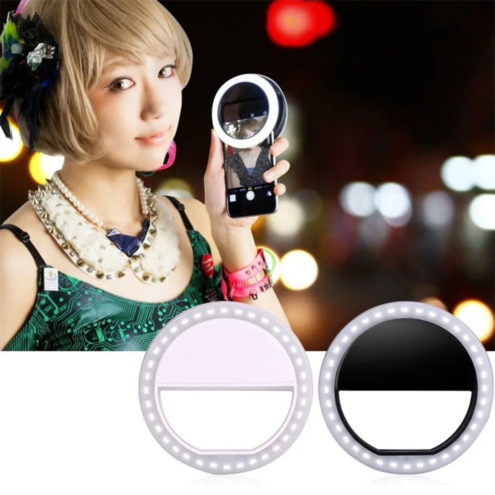 Selfie LED Ring Flash Light Portable Phone Selfie Lamp Luminous Clip Lamp Camera Photography Video Spotlight lens luz para movil
Selfie LED Ring Flash Light Portable Phone Selfie Lamp Luminous Clip Lamp Camera Photography Video Spotlight lens luz para movil