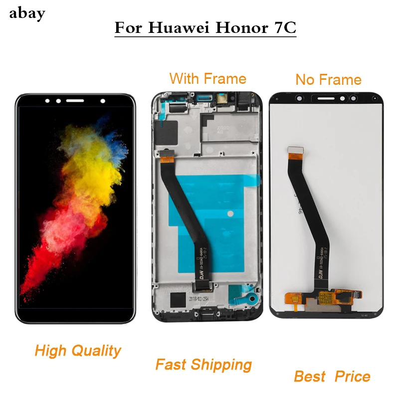 ЖК-дисплей 5,7 дюйма для Huawei Honor 7C, aum-L41, Aum-L41, с сенсорным экраном, дигитайзер в сборе для Huawei Honor 7C ATU LX1/L21, рамка
ЖК-дисплей 5,7 дюйма для Huawei Honor 7C, aum-L41, Aum-L41, с сенсорным экраном, дигитайзер в сборе для Huawei Honor 7C ATU LX1/L21, рамка
