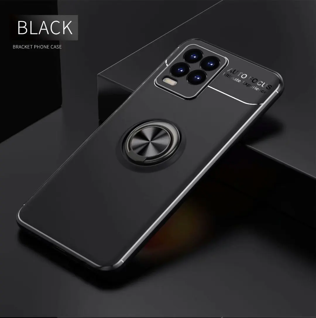 Кольцо чехол для Realme 8pro силиконовый постоянного держать задняя крышка смартфона