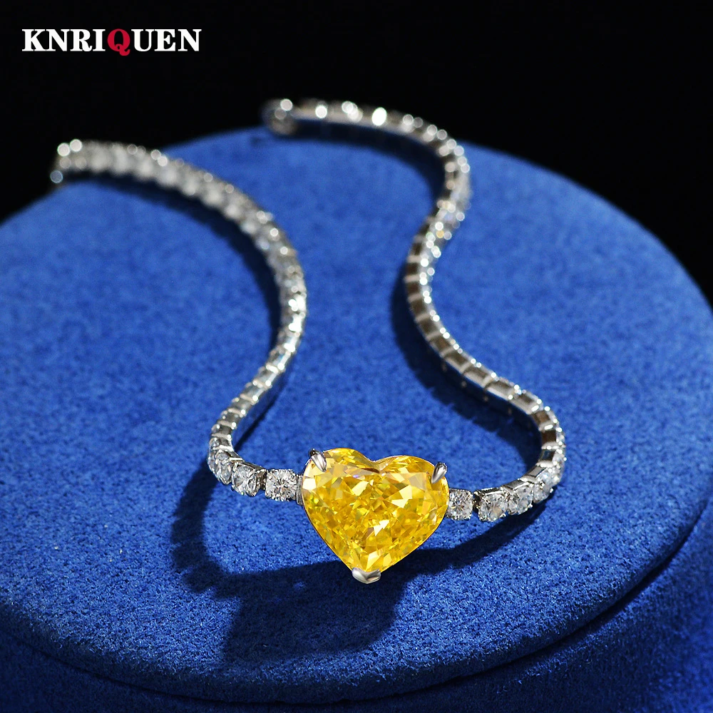 Charms 100% 925 Sterling Silver 10*12mm Heart-Shape Topaz Aquamarine Tennis Chain Bracelet 16+3cm for Women Wedding Fine Jewelry
Charms 100% 925 Sterling Silver 10*12mm Heart-Shape Topaz Aquamarine Tennis Chain Bracelet 16+3cm for Women Wedding Fine Jewelry