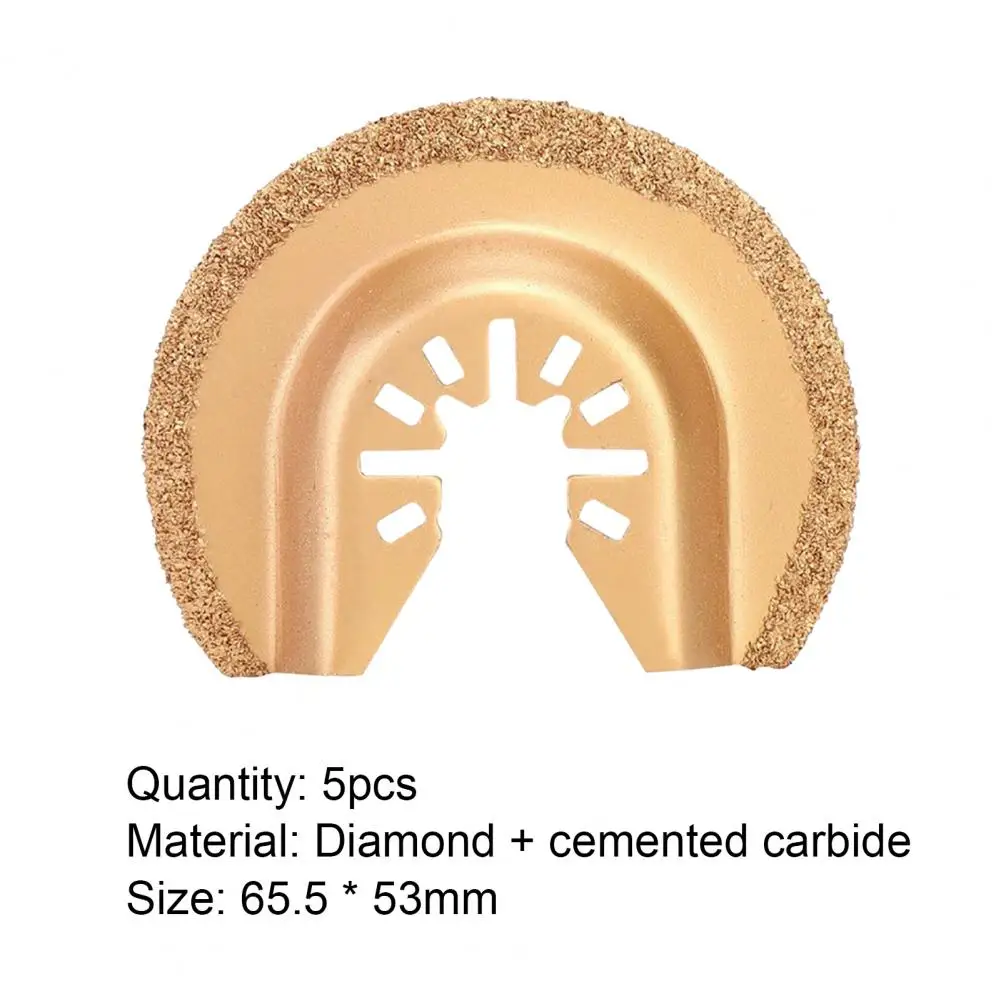 5Pcs/Set Practical Saw Blade Semicircle Multifunctional Diamond High Hardness Saw Blade Set for Woodworking Accessories Tools
5Pcs/Set Practical Saw Blade Semicircle Multifunctional Diamond High Hardness Saw Blade Set for Woodworking Accessories Tools