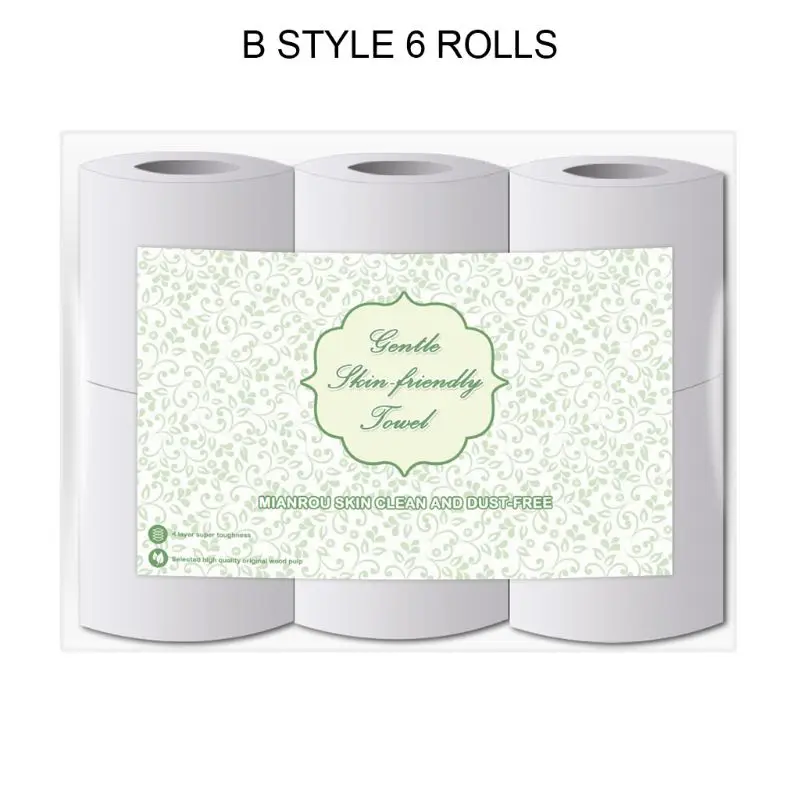 2/4/6/12 Rolls Soft Wood Pulp Toilet Roll Paper 4-Ply Tissue for Business Home Bath Kitchen Use
2/4/6/12 Rolls Soft Wood Pulp Toilet Roll Paper 4-Ply Tissue for Business Home Bath Kitchen Use