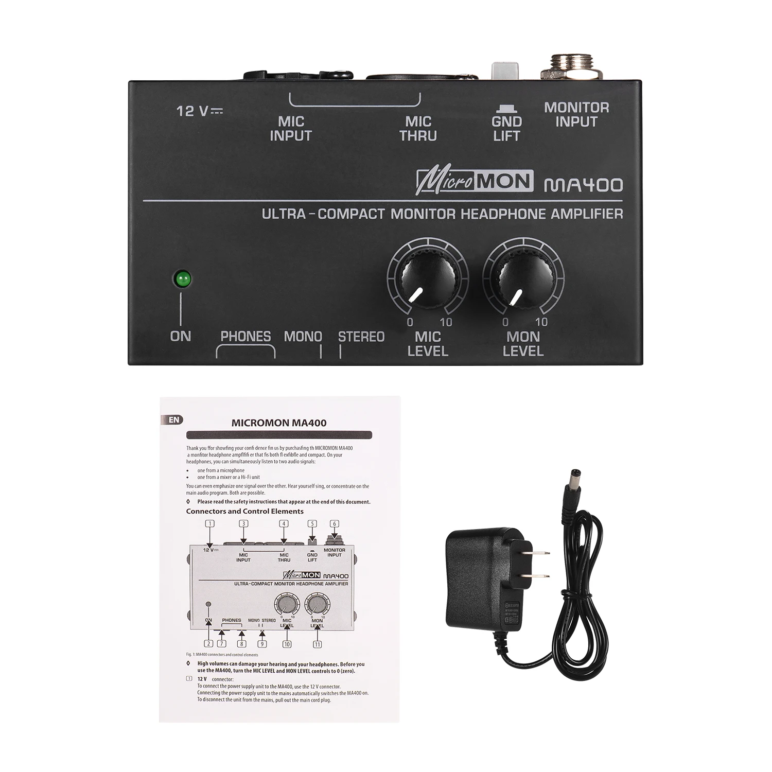 Personal In-ear Monitor Headphones Earphones Amplifier Amp with XLR Inputs 6.35mm Output Audio Interface
Personal In-ear Monitor Headphones Earphones Amplifier Amp with XLR Inputs 6.35mm Output Audio Interface