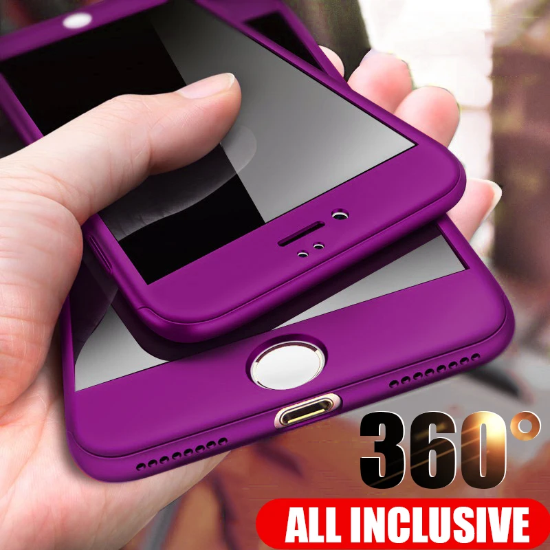 360 Full Cover Phone Case For iPhone 11 Pro XR XS Max X PC Protective Cover for iPhone 5 5S 6 6S 7 8 Plus Phone Cases with Glass
360 Full Cover Phone Case For iPhone 11 Pro XR XS Max X PC Protective Cover for iPhone 5 5S 6 6S 7 8 Plus Phone Cases with Glass