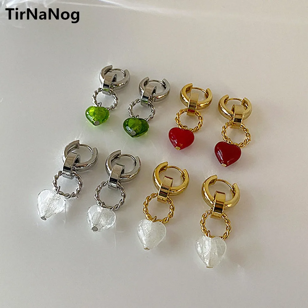Retro Metal Resin Heart-Shaped Earrings South Korean Women Joker Stud earrings Fashion And Personality Temperament Jewelry Gifts
Retro Metal Resin Heart-Shaped Earrings South Korean Women Joker Stud earrings Fashion And Personality Temperament Jewelry Gifts