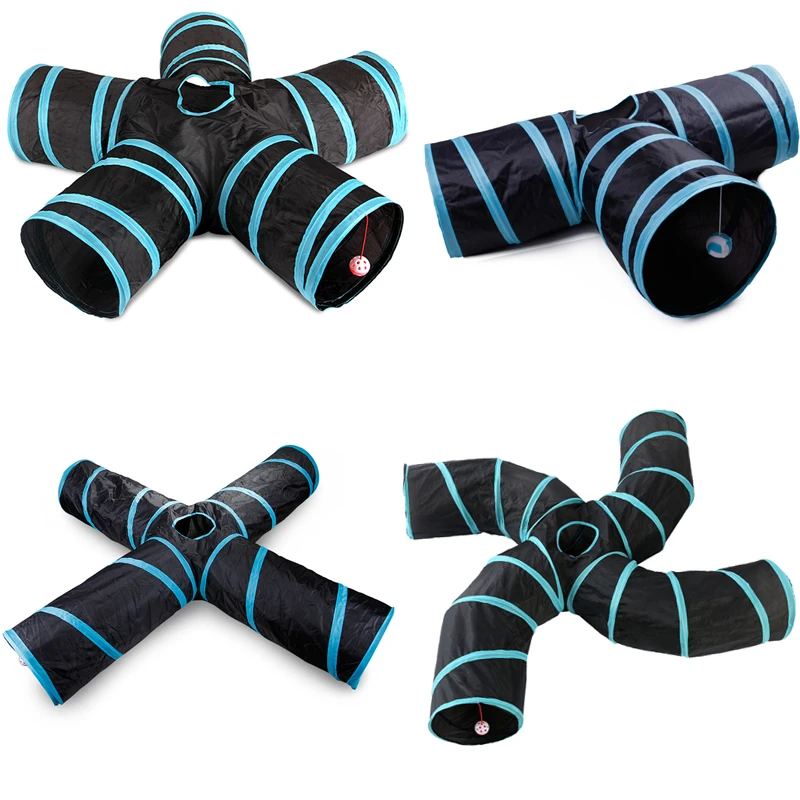 Indoor 2/3/4 5-way Collapsible Cat Tunnel Tube Kitty Tunnel Bored Cat Pet Toys Peek Hole Toy Cat Puppy Kitty Kitten Rabbit
Indoor 2/3/4 5-way Collapsible Cat Tunnel Tube Kitty Tunnel Bored Cat Pet Toys Peek Hole Toy Cat Puppy Kitty Kitten Rabbit