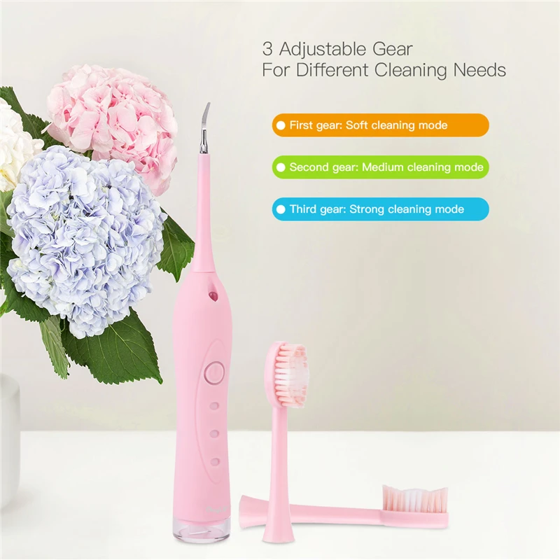 3 in 1 Electric Tooth Cleaner Dental Plague Remover Scraper Teeth Stain Polishing USB Charging Plaque Remover Tooth Whitening
3 in 1 Electric Tooth Cleaner Dental Plague Remover Scraper Teeth Stain Polishing USB Charging Plaque Remover Tooth Whitening