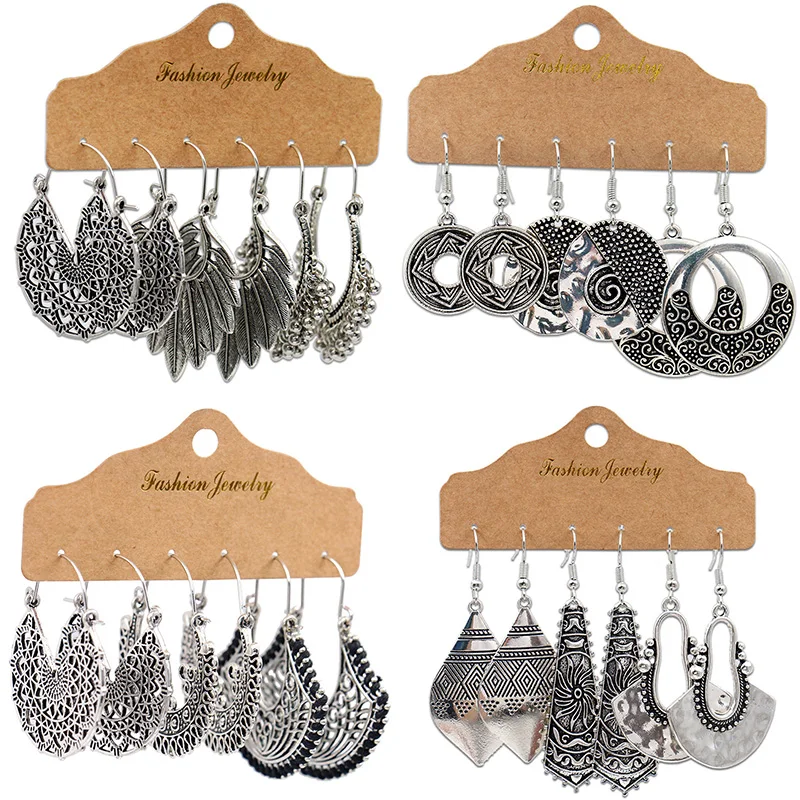 Antique Sliver-Plated Hollow Alloy Geometric Dangle Indian Earrings For Women Gypsy Jewelry Boho Ethnic Leaf Bell Tassel Earring
Antique Sliver-Plated Hollow Alloy Geometric Dangle Indian Earrings For Women Gypsy Jewelry Boho Ethnic Leaf Bell Tassel Earring