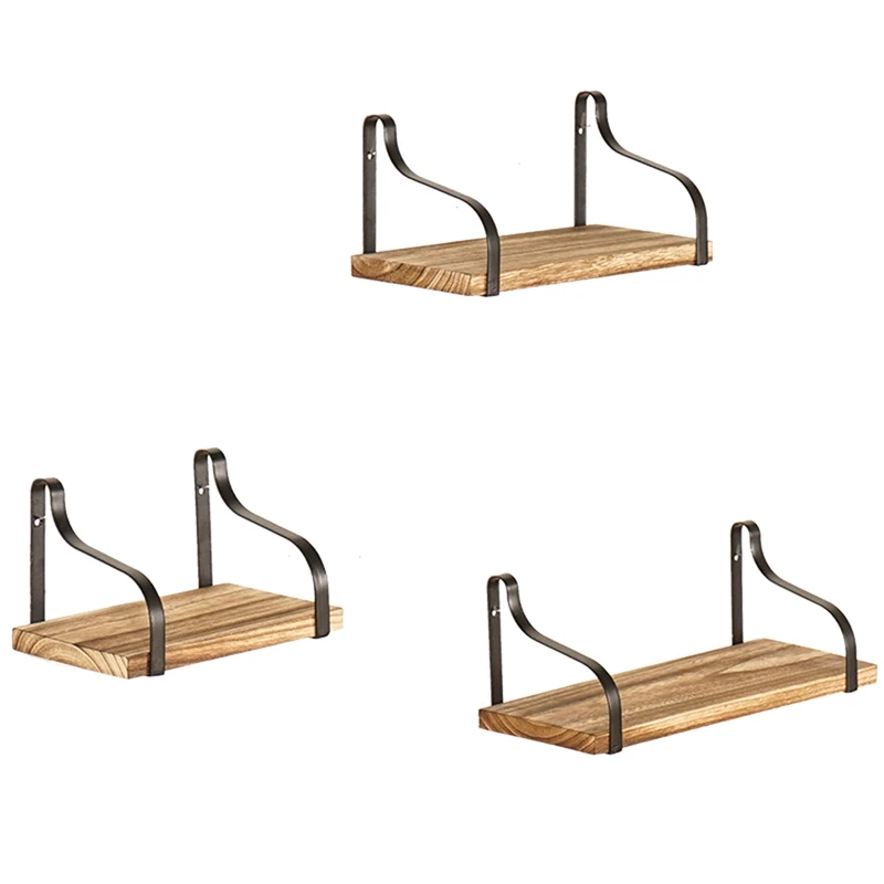 3Pcs Iron Wooden Decorative Wall Storage Shelf Organization for Living Room Kid Room Wall Rack Home Decor Shelf Wooden
3Pcs Iron Wooden Decorative Wall Storage Shelf Organization for Living Room Kid Room Wall Rack Home Decor Shelf Wooden