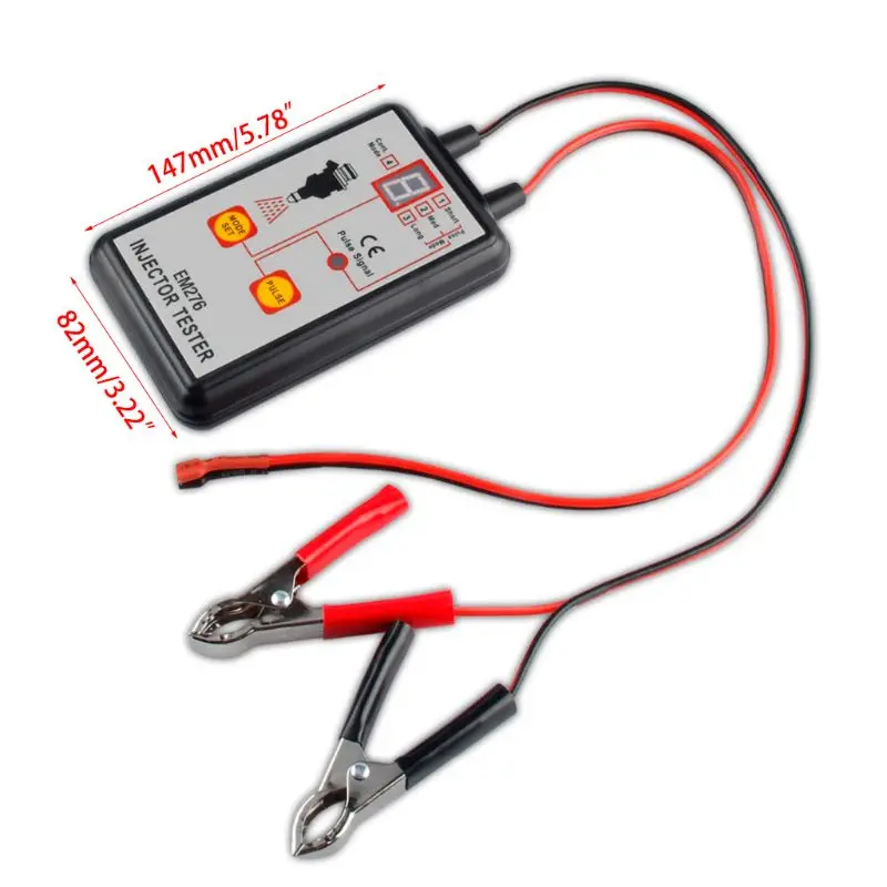 Injector Tester EM276 Fuel System Scan Tool Injector Analyzer With 4 Pulse Modes 
Injector Tester EM276 Fuel System Scan Tool Injector Analyzer With 4 Pulse Modes