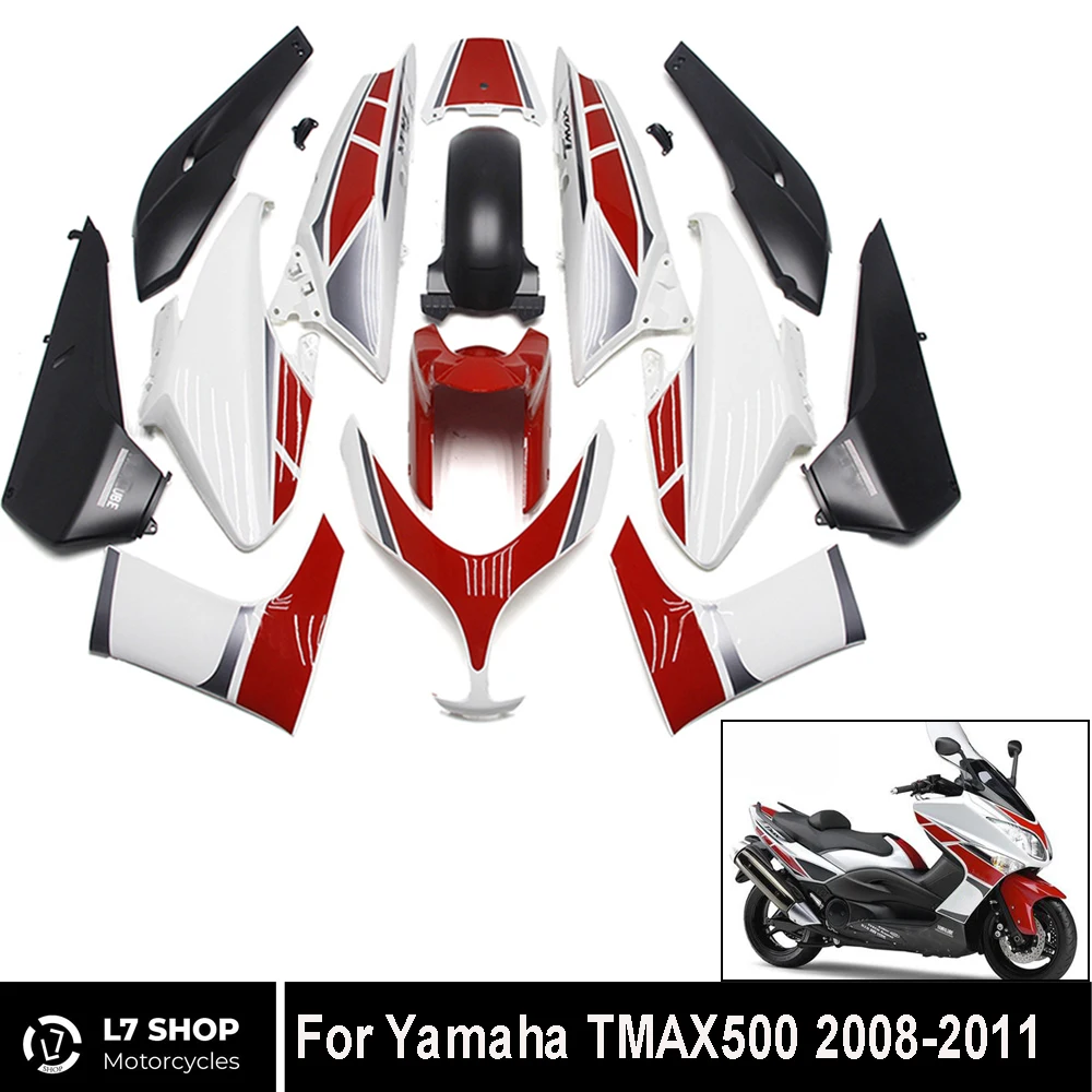 For Yamaha TMAX500 Tmax 500 New Motorcycle Fairing Kit 2008 2009 2010 2011 Red & White Full Car Fairing
For Yamaha TMAX500 Tmax 500 New Motorcycle Fairing Kit 2008 2009 2010 2011 Red & White Full Car Fairing