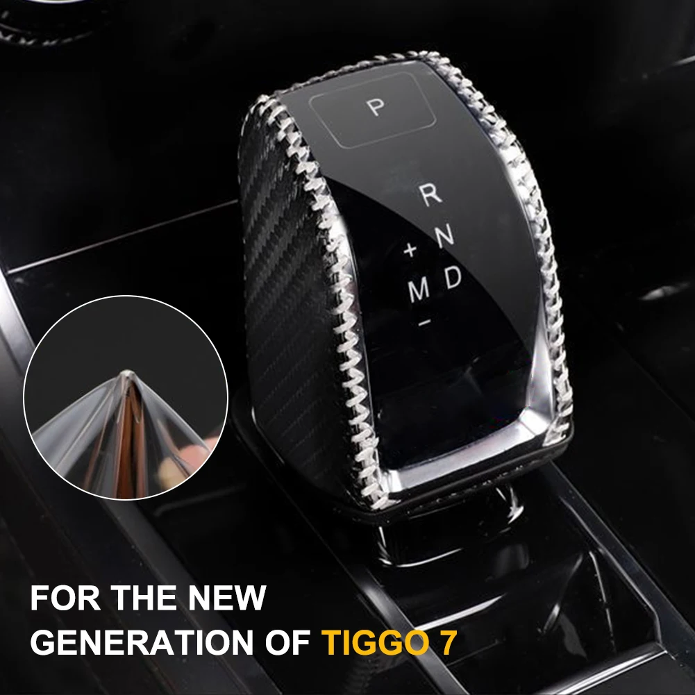 Shift knob shift knob cover protection device leather decorative transparent TPE window for Chery Tiggo 7 Pro19 20 21 with logo
Shift knob shift knob cover protection device leather decorative transparent TPE window for Chery Tiggo 7 Pro19 20 21 with logo