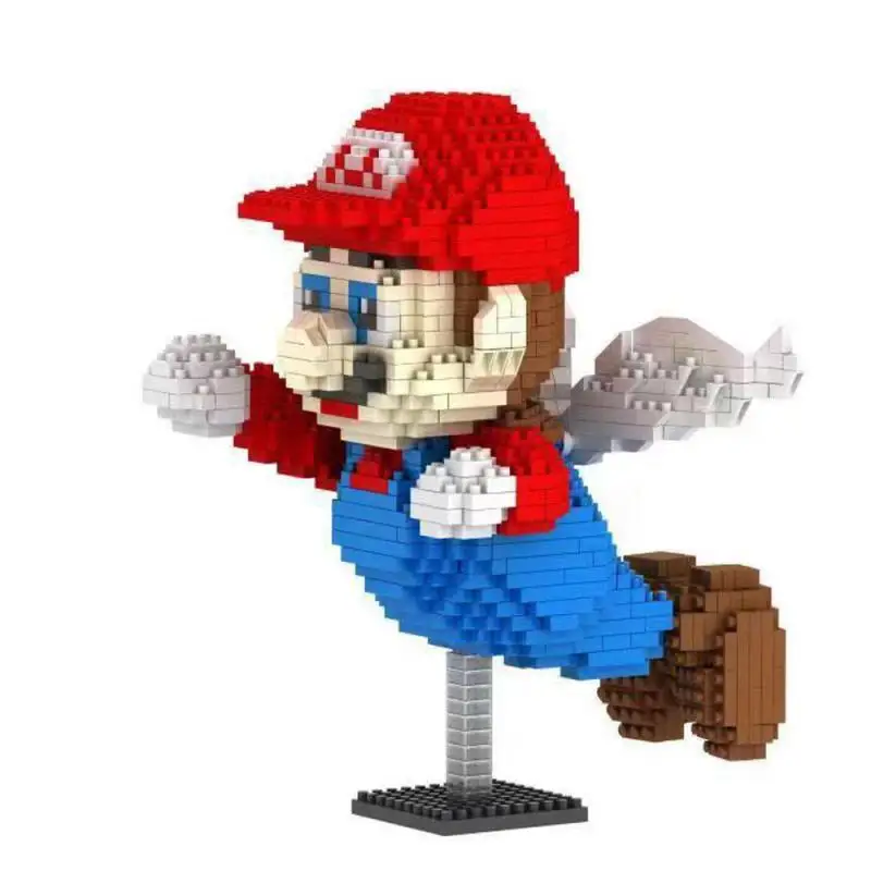 Stacking Toy Super Mario Flying Blocks De Montar Figurine Educational Toys Mini Duplo Blocks Construction Set for Boys Gift
Stacking Toy Super Mario Flying Blocks De Montar Figurine Educational Toys Mini Duplo Blocks Construction Set for Boys Gift