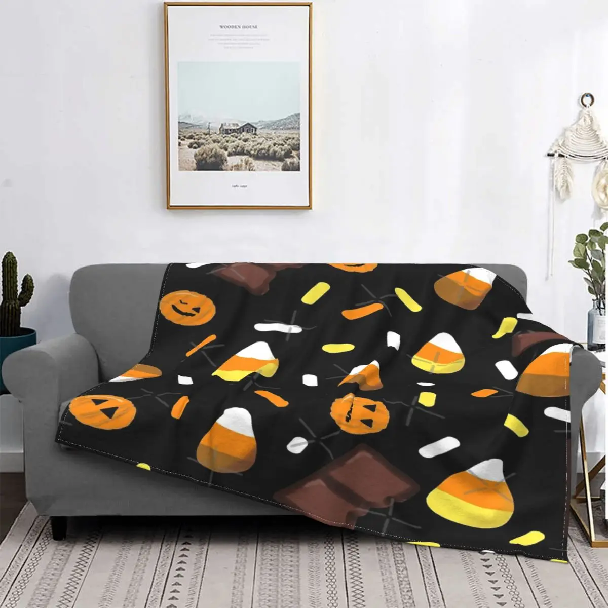Trick Or Treat-colcha a cuadros para cama, edredón, manta de verano, 1 manta
Trick Or Treat-colcha a cuadros para cama, edredón, manta de verano, 1 manta