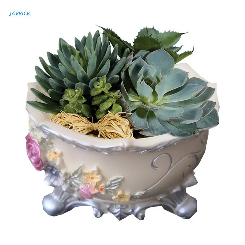 X7XB Flower Pot Silicone Resin Mold Flower Epoxy Resin Casting Mold Succulent Vase Cement Mold Candle Holder Wax Mold
X7XB Flower Pot Silicone Resin Mold Flower Epoxy Resin Casting Mold Succulent Vase Cement Mold Candle Holder Wax Mold