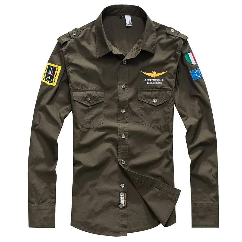 2021 Male Casual Long Sleeve Shirt Man 100% Cotton Shirts Army Green Men Clothing Camisa Hombre Camisas Plus Size M-4XL
2021 Male Casual Long Sleeve Shirt Man 100% Cotton Shirts Army Green Men Clothing Camisa Hombre Camisas Plus Size M-4XL
