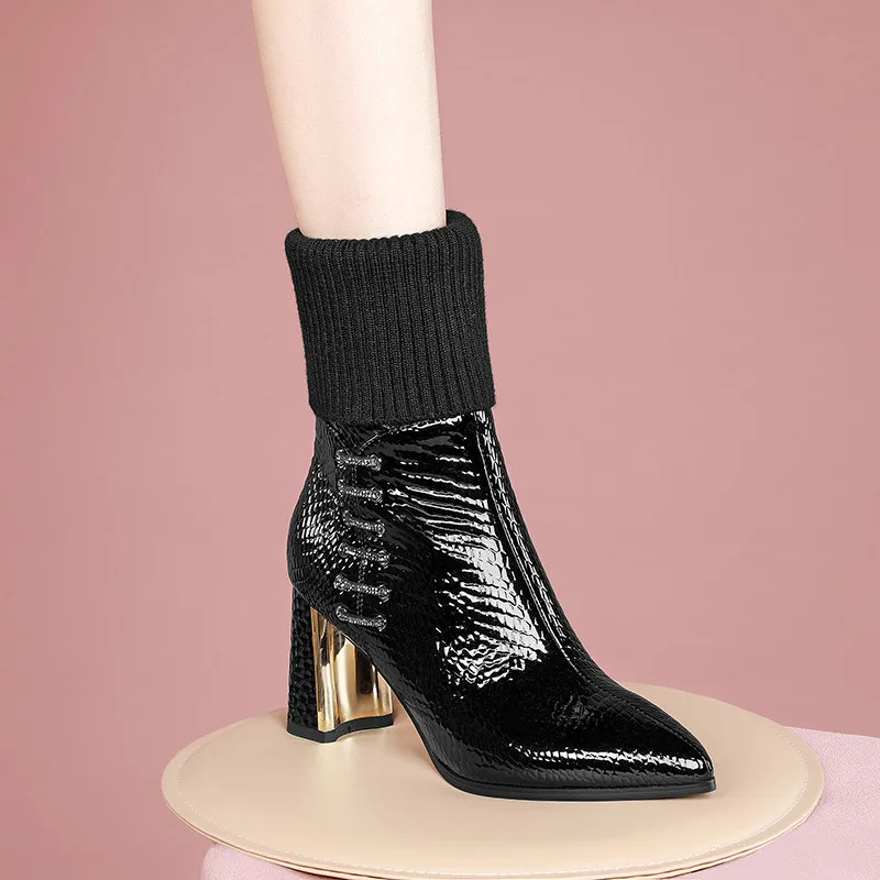 FEDONAS 2020 Ankle Cowboy Boots For Women Classic Side Zipper High Heels Boots Boots Party Night Club Winter Shoes Woman Heels
FEDONAS 2020 Ankle Cowboy Boots For Women Classic Side Zipper High Heels Boots Boots Party Night Club Winter Shoes Woman Heels