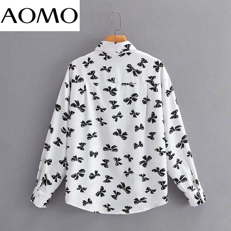 AOMO 2021 Women Bow Print Blouse Long Sleeve Chic Female Office Lady Shirt Blusas Femininas 8Y22A
AOMO 2021 Women Bow Print Blouse Long Sleeve Chic Female Office Lady Shirt Blusas Femininas 8Y22A
