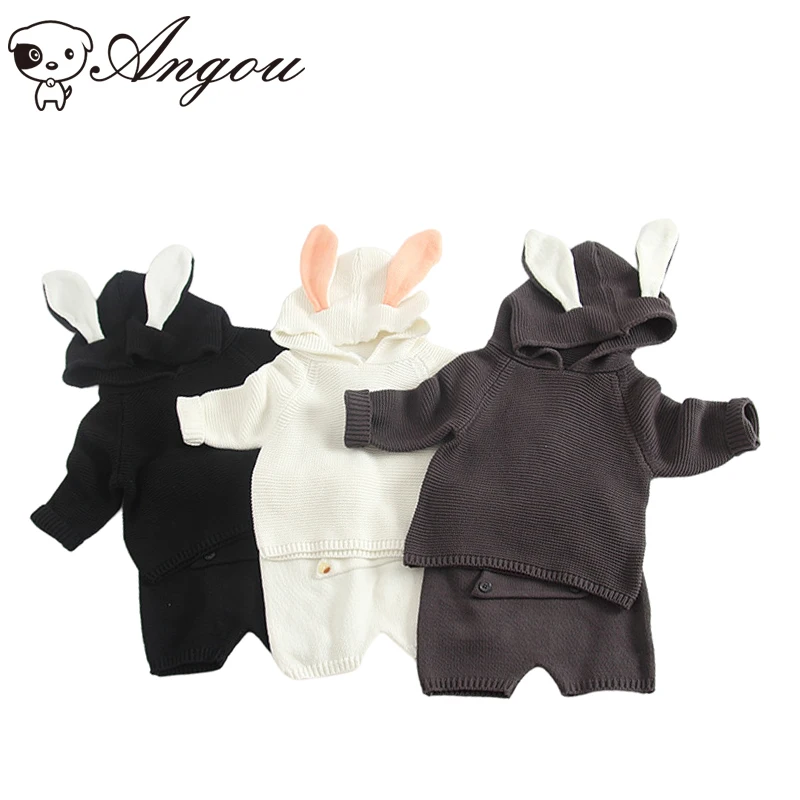 Angou 2021 Winter Baby Boys Girls Sets Knitting Hooded Rabbit Ear Sweater Short Long sleeve Cute Autumn Toddler Baby Clothes
Angou 2021 Winter Baby Boys Girls Sets Knitting Hooded Rabbit Ear Sweater Short Long sleeve Cute Autumn Toddler Baby Clothes