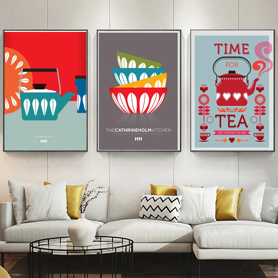 Scandinavian Folk Art Time For Tea Posters, Gifts For Tea Lovers,Retro Kitchen Art Print, Wall Art Prints Home Decor Canvas Gift 
Scandinavian Folk Art Time For Tea Posters, Gifts For Tea Lovers,Retro Kitchen Art Print, Wall Art Prints Home Decor Canvas Gift