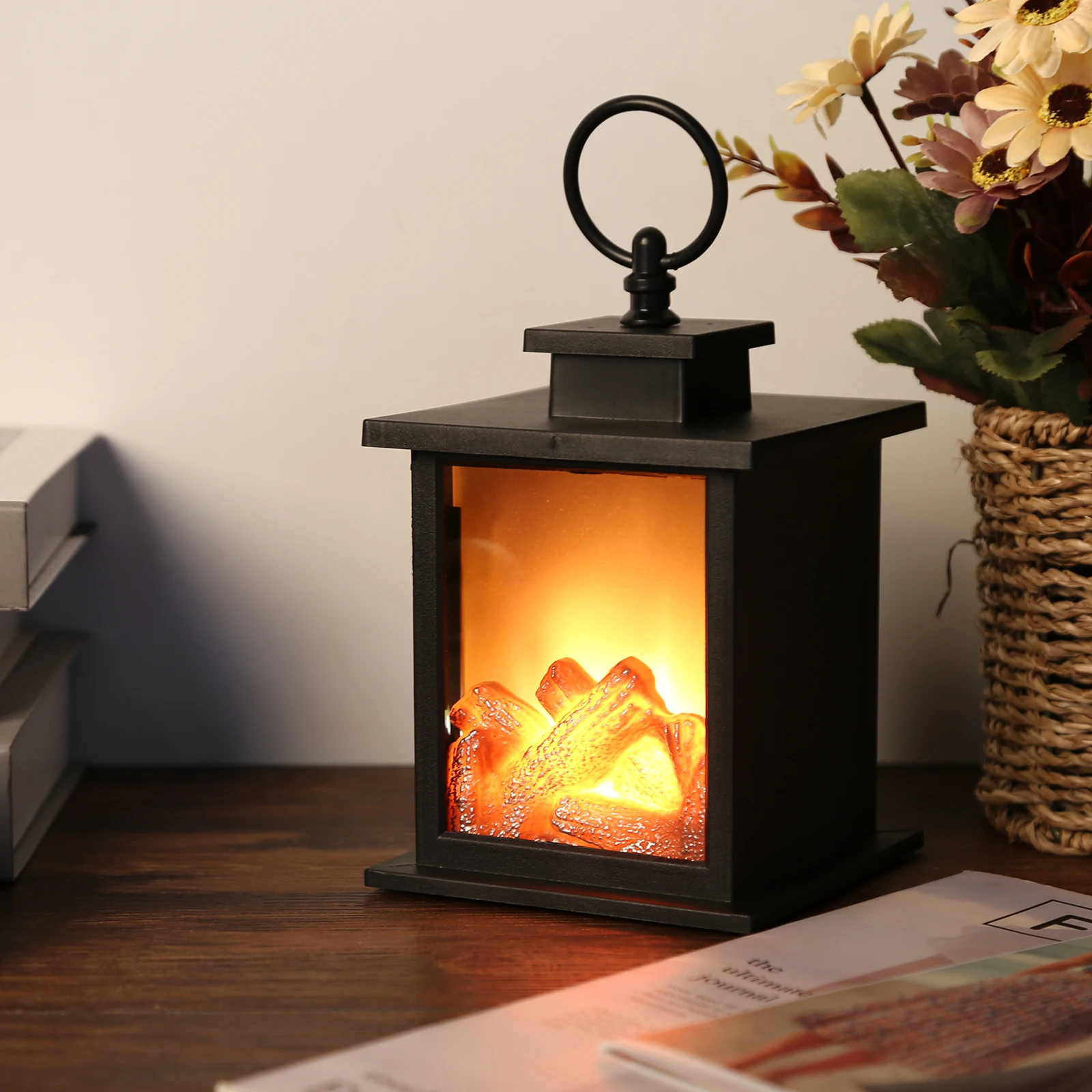 New LED Flame Lantern Lamps Simulated Fireplace Flame Effect Light AA Battery Winter Courtyard Home Room Decor
New LED Flame Lantern Lamps Simulated Fireplace Flame Effect Light AA Battery Winter Courtyard Home Room Decor