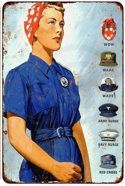Metal sign wall sign wall decorative plaque art collection Women Ordnance Workers - Vintage Look Reproduction
Metal sign wall sign wall decorative plaque art collection Women Ordnance Workers - Vintage Look Reproduction