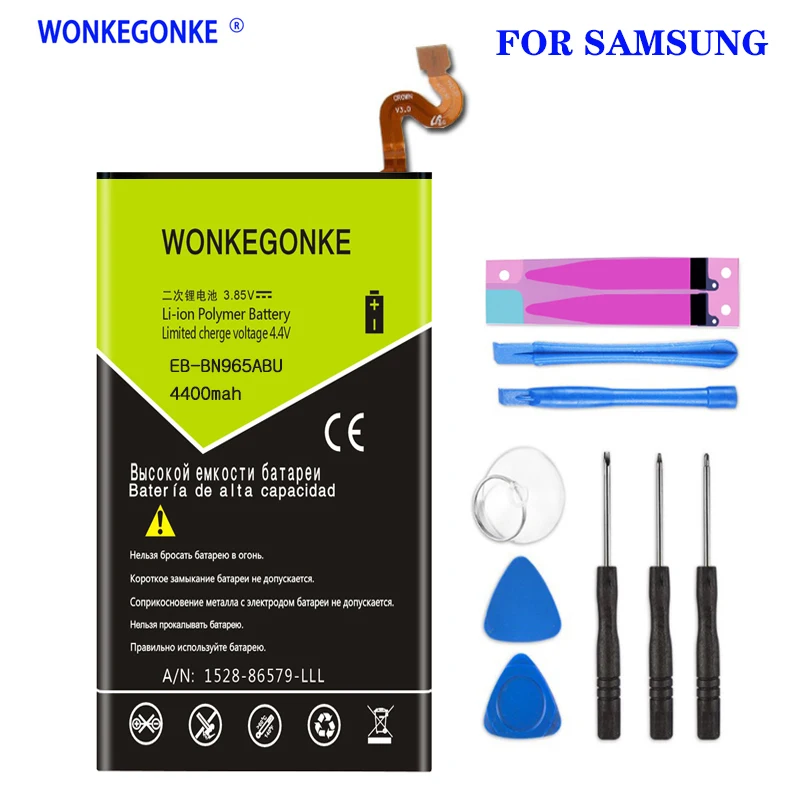 WONKEGONKE Battery EB-BN965ABU For Samsung Galaxy Note9 Note 9 N9600 SM-N9600 N960U SM-N960F SM-N965F Batteries
WONKEGONKE Battery EB-BN965ABU For Samsung Galaxy Note9 Note 9 N9600 SM-N9600 N960U SM-N960F SM-N965F Batteries