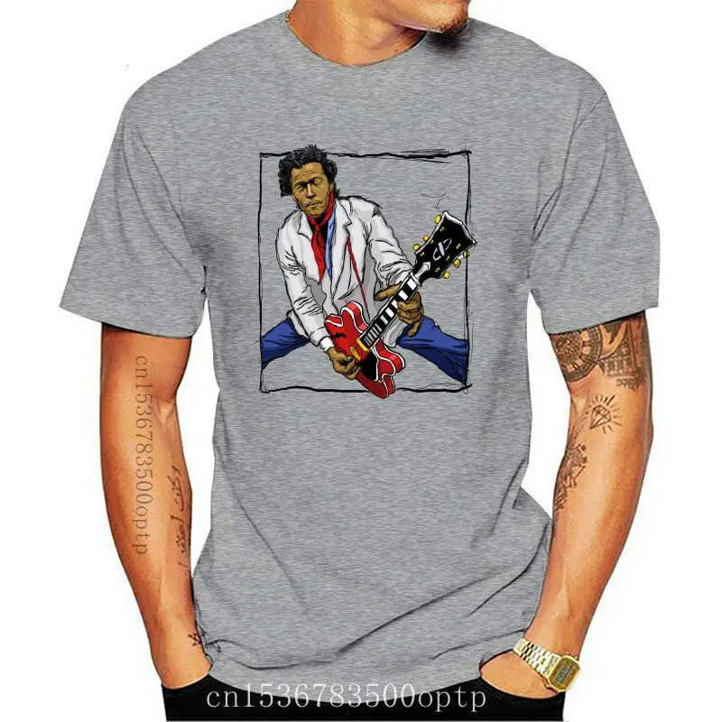 Short Sleeves Cotton Fashion T Shirt Free Shipping Palalula Men's Chuck Berry Tribute T-shirt
Short Sleeves Cotton Fashion T Shirt Free Shipping Palalula Men's Chuck Berry Tribute T-shirt