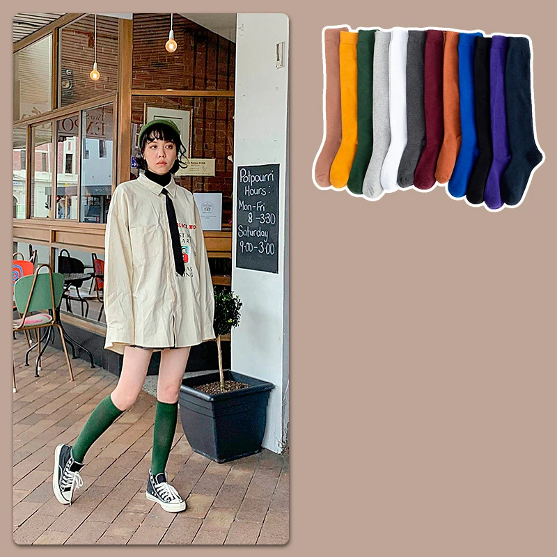Warm Spring Japanese College Style Calf Socks Cute Women Socks Combed Cotton Middle Tube Ladies Simplicity Kawaii Female
Warm Spring Japanese College Style Calf Socks Cute Women Socks Combed Cotton Middle Tube Ladies Simplicity Kawaii Female