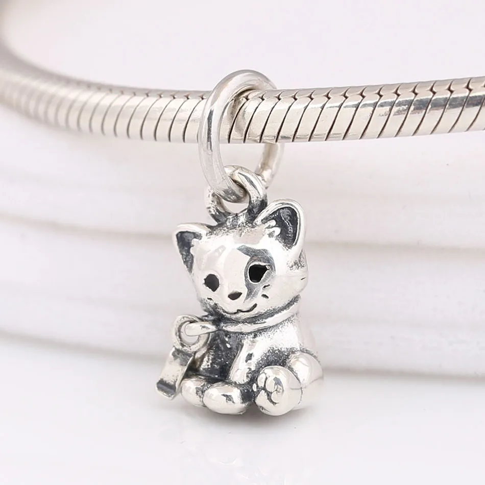 Authentic S925 Silver Enamel Sweet Cat Animal Pendant Hanging Bead Charm for Women Bracelet Bangle DIY Jewelry
Authentic S925 Silver Enamel Sweet Cat Animal Pendant Hanging Bead Charm for Women Bracelet Bangle DIY Jewelry