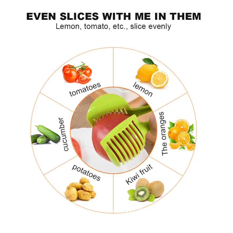 50Pcs Handheld Kitchenware Tomato Slicer Bread Clip Fruit And Vegetable Cutter Potato Apple Creative Gadget Kitchen Accessories
50Pcs Handheld Kitchenware Tomato Slicer Bread Clip Fruit And Vegetable Cutter Potato Apple Creative Gadget Kitchen Accessories