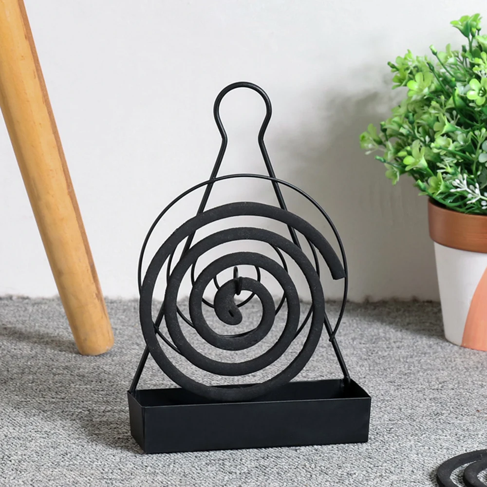 Spiral Mosquito Coil Holder Iron Easy Clean Mosquito Repellent Incense Storage Rack With Handle Summer Home Decoractive
Spiral Mosquito Coil Holder Iron Easy Clean Mosquito Repellent Incense Storage Rack With Handle Summer Home Decoractive