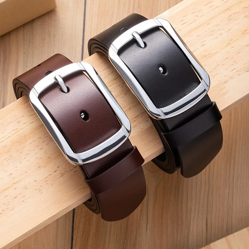 Men's Belt For Jeans Business Casual Belt Male With Genuine Leather For Men Waist Belts Men's Pin Buckle Belts Designer New
Men's Belt For Jeans Business Casual Belt Male With Genuine Leather For Men Waist Belts Men's Pin Buckle Belts Designer New