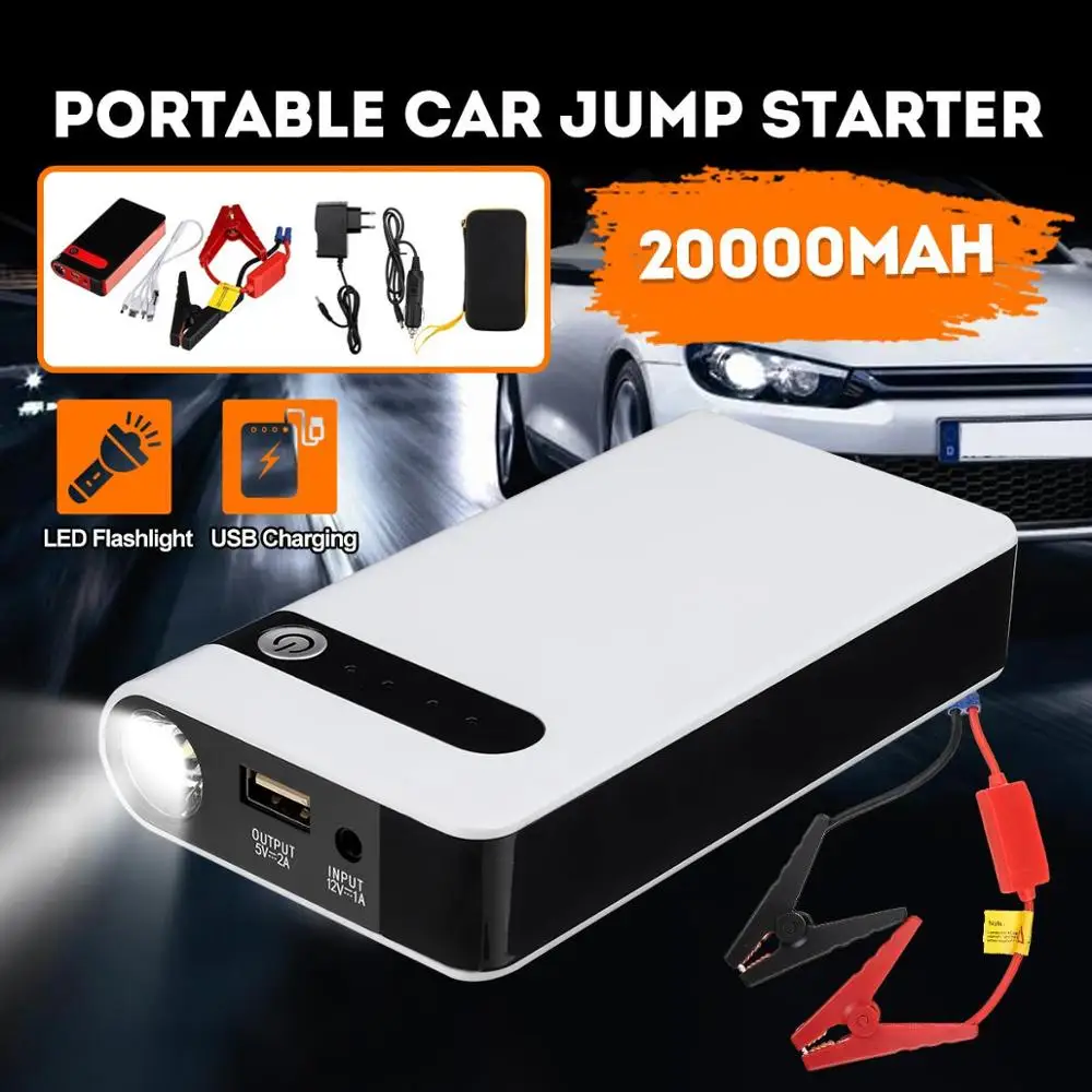 12V 20000mAh Car Jump Starter Booster USB Jumper Box Power Bank Battery Charger Emergency Starting Device Car Jump Starter
12V 20000mAh Car Jump Starter Booster USB Jumper Box Power Bank Battery Charger Emergency Starting Device Car Jump Starter
