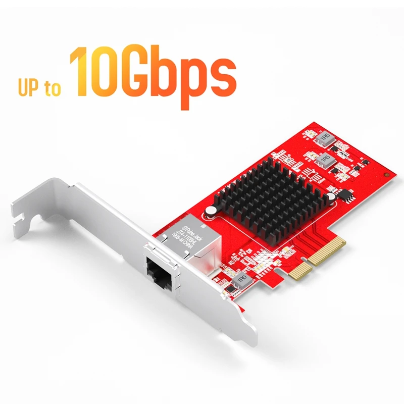 10G PCIE Network Card 2.5G / 5G / 10G PCIE-X4 PCI Express Lan Card Fast Transmission Dongle for windows Linux
10G PCIE Network Card 2.5G / 5G / 10G PCIE-X4 PCI Express Lan Card Fast Transmission Dongle for windows Linux