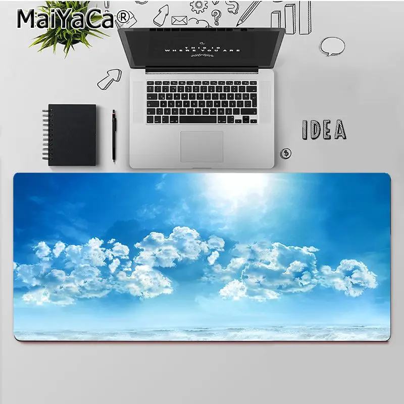 MaiYaCa Top Quality Blue Sky Adds White Cloud Scenery Laptop Computer Mousepad Free Shipping Large Mouse Pad Keyboards Mat
MaiYaCa Top Quality Blue Sky Adds White Cloud Scenery Laptop Computer Mousepad Free Shipping Large Mouse Pad Keyboards Mat