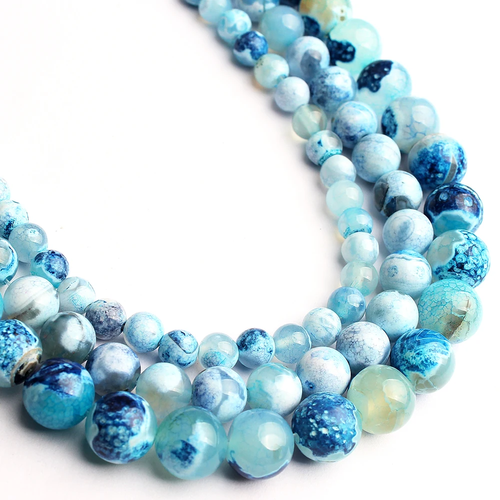 Natural Blue Fire Dragon Veins Agates Ongx Stone Beads for Jewelry Making DIY Bracelet Necklace Accessories 6-10mm Spacer Beads
Natural Blue Fire Dragon Veins Agates Ongx Stone Beads for Jewelry Making DIY Bracelet Necklace Accessories 6-10mm Spacer Beads