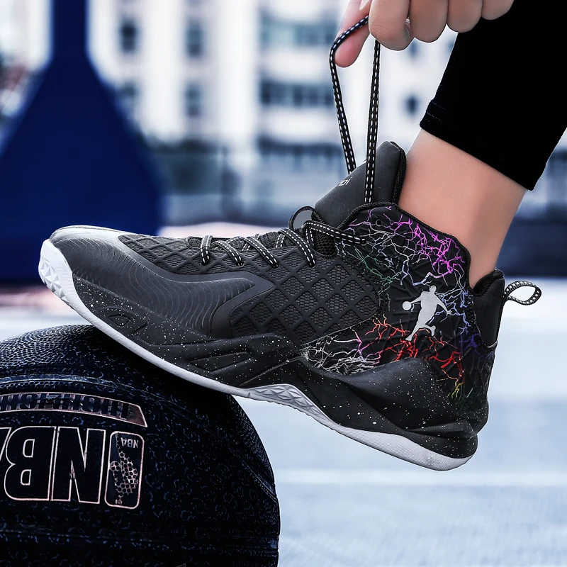 Men Basketball Shoes Breathable Comfortable Sports Ankle Boots Training Air Cushion Basketball Sneakers Women Kids Athletic Shoe
Men Basketball Shoes Breathable Comfortable Sports Ankle Boots Training Air Cushion Basketball Sneakers Women Kids Athletic Shoe