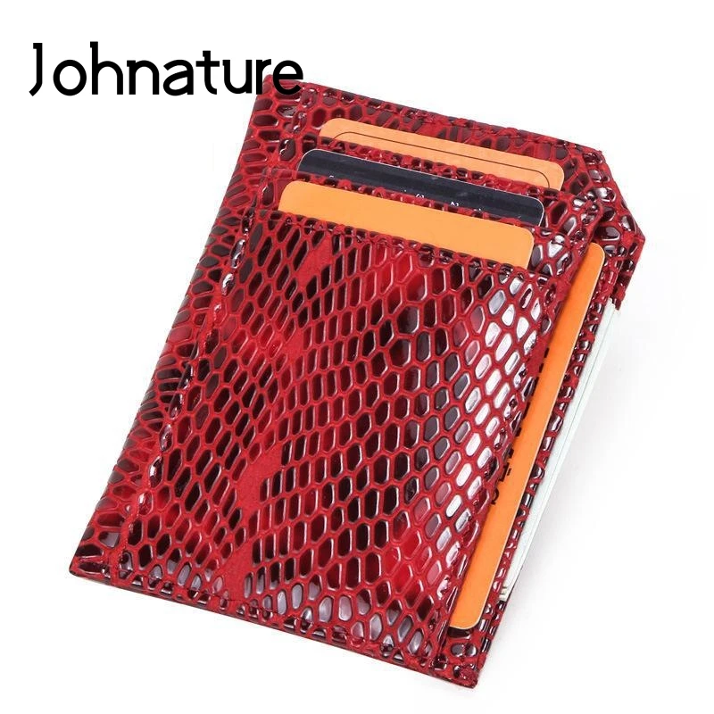 Кошелек для кредитных карт Johnature, из натуральной кожи, с защитой от кражи, с Rfid-защитой, с отделениями для карт, 2021
Кошелек для кредитных карт Johnature, из натуральной кожи, с защитой от кражи, с Rfid-защитой, с отделениями для карт, 2021