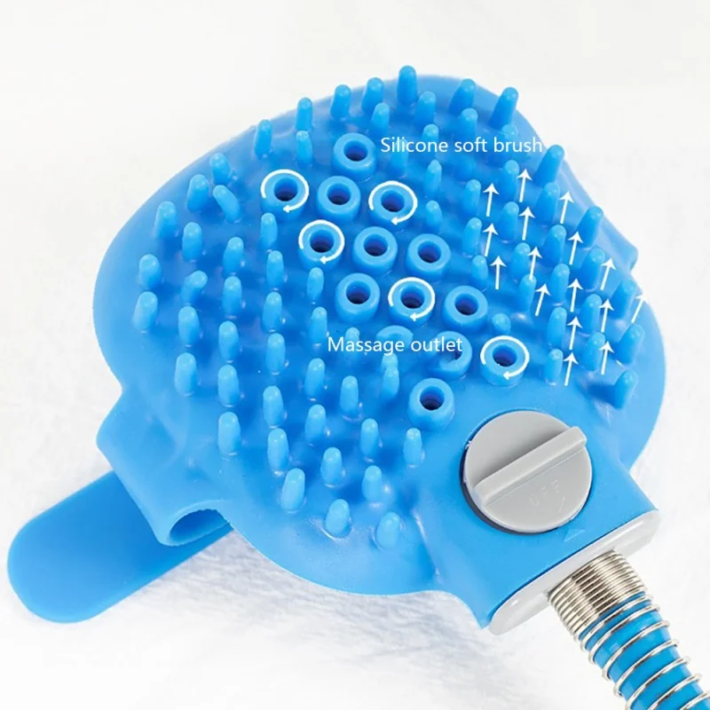 Dog Scrubber Sprayer Pet Bath Nozzle Bathing Tool Comfortable Massager Shower Tool Cleaning Washing Bath Sprayers Palm-Sized
Dog Scrubber Sprayer Pet Bath Nozzle Bathing Tool Comfortable Massager Shower Tool Cleaning Washing Bath Sprayers Palm-Sized