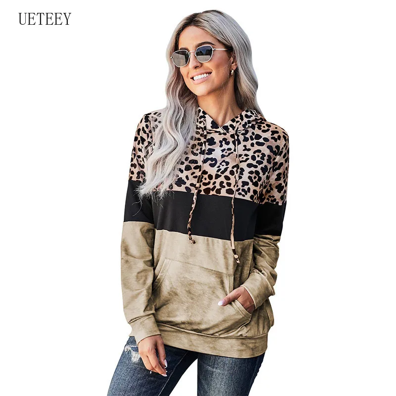 Sweatshirt Leopart Printed Pullovers Women Hoodies Sportswear Autumn Long Sleeves Hooded Women Casual Loose Hoodies Women
Sweatshirt Leopart Printed Pullovers Women Hoodies Sportswear Autumn Long Sleeves Hooded Women Casual Loose Hoodies Women