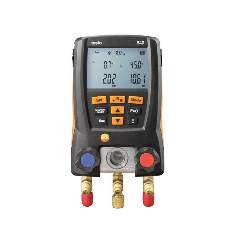 Testo 549 Digital Manifold Gauge For Digital HVAC System Tester Kit Meter LCD Digital Manometer Air Conditioning Tools
Testo 549 Digital Manifold Gauge For Digital HVAC System Tester Kit Meter LCD Digital Manometer Air Conditioning Tools