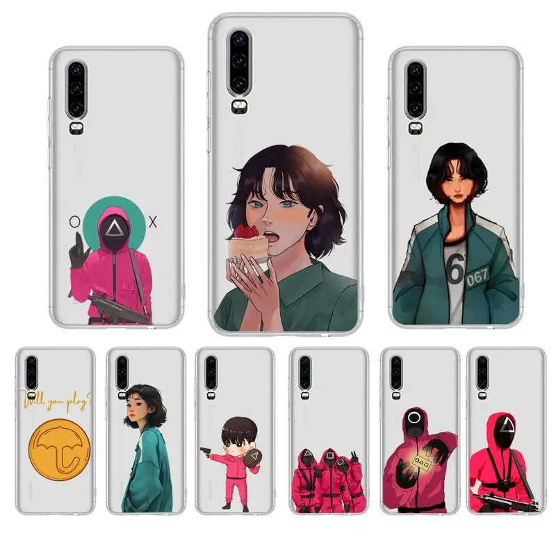 Squid Game Phone Case For Huawei P20 P30 Pro P40 lite Mate 20lite for Y5 Y6 Honor 8X 10 Capa
Squid Game Phone Case For Huawei P20 P30 Pro P40 lite Mate 20lite for Y5 Y6 Honor 8X 10 Capa