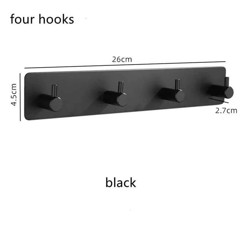 Robe Hook SUS 304 Stainless Steel Black Deluxe Matte Black Towel Hook Nail Free Square Towel Robe Coat Hat Door Hanger Brushed
Robe Hook SUS 304 Stainless Steel Black Deluxe Matte Black Towel Hook Nail Free Square Towel Robe Coat Hat Door Hanger Brushed