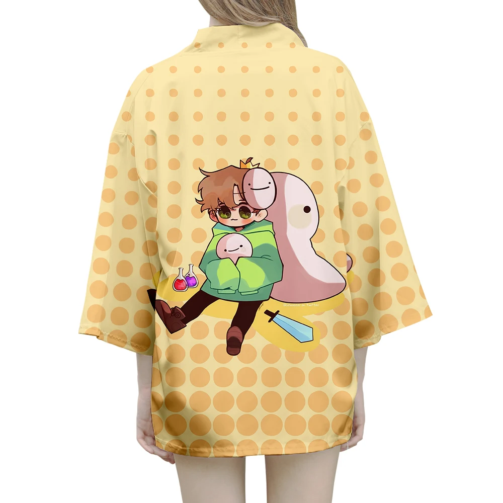 Summer 3D Japanese kimono dreamwastaken cartoon print men's and women's kimono cardigan three-quarter sleeve clothing top
Summer 3D Japanese kimono dreamwastaken cartoon print men's and women's kimono cardigan three-quarter sleeve clothing top