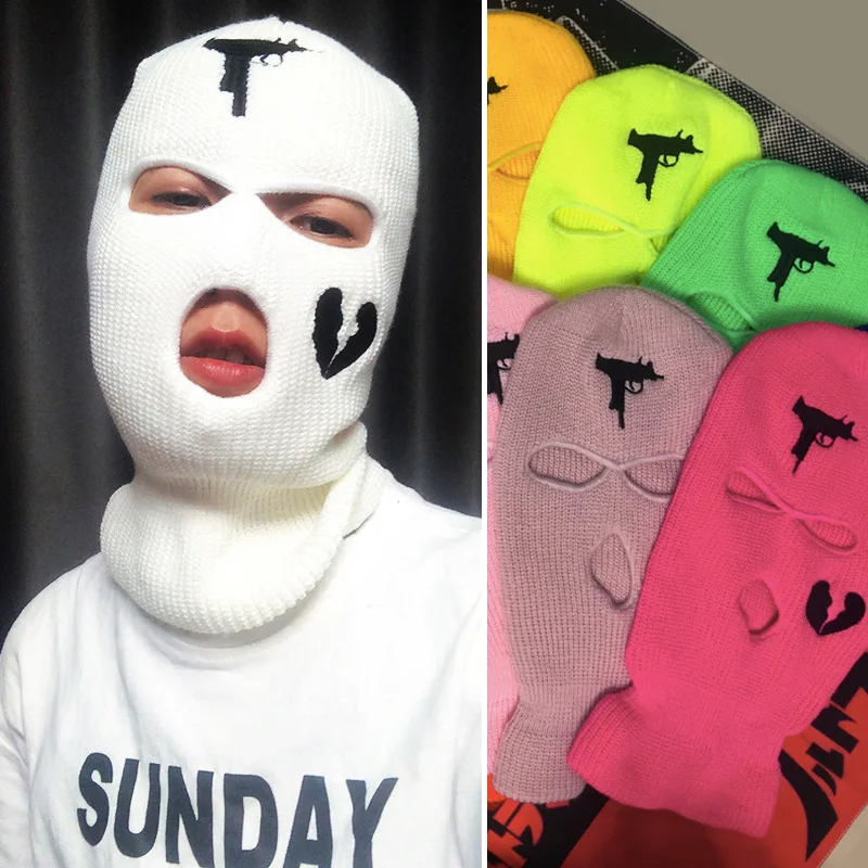Fashion Embroidery AK47 Gun Balaclava Ski Face Mask Full Face Cover Ski Mask Double Thermal Knitted Hat for Winter Outdoor Sport
Fashion Embroidery AK47 Gun Balaclava Ski Face Mask Full Face Cover Ski Mask Double Thermal Knitted Hat for Winter Outdoor Sport