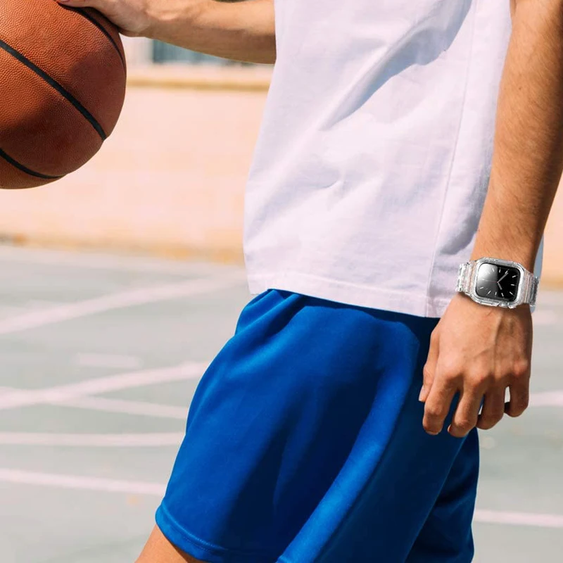 New Soft Transparent Rubber Sports Band for Apple Watch 38/40/42/44mm Strap Bracelet for iWatch Series SE 6 5 4 3 2 1 Watchband
New Soft Transparent Rubber Sports Band for Apple Watch 38/40/42/44mm Strap Bracelet for iWatch Series SE 6 5 4 3 2 1 Watchband