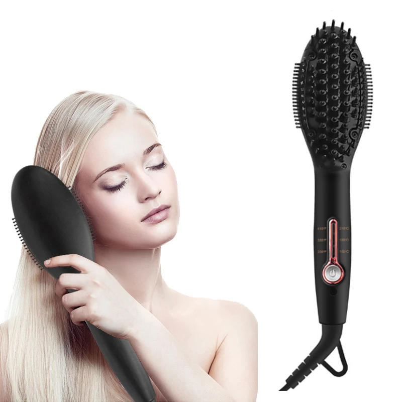 Professional Hair Straightener Brush Electric Hair Straightening Iron Portable Travel Hair Staightener Brush Curly Iron Comb
Professional Hair Straightener Brush Electric Hair Straightening Iron Portable Travel Hair Staightener Brush Curly Iron Comb