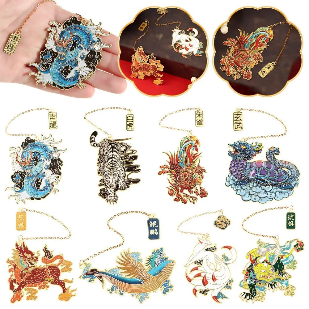 Supplies Office Stationery Retro Chinese Style Book Clip Brass Bookmark 3D Stereo Book Marks Painted Pagination Mark
Supplies Office Stationery Retro Chinese Style Book Clip Brass Bookmark 3D Stereo Book Marks Painted Pagination Mark